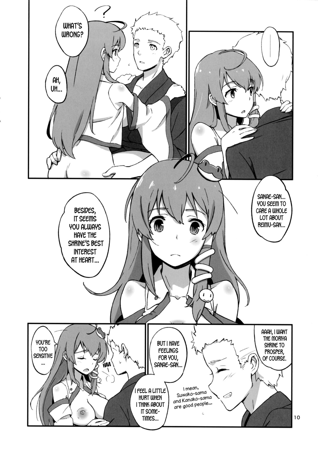 Hentai Manga Comic-Sanae's Love Won't Stop-Read-9